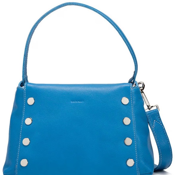 NWT, Hammitt Med. Daniel Bag & 210 Wallet Set in Hydrangea/Pebble Silver - Picture 4 of 9